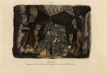 Lood- en zilvermijnbouw in de Harzbergen bij Clausthal, Duitsland