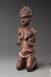 Moeder-en-kind figuur, eind 1800-begin 1900