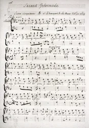 Muziekpartituur van De ingebeelde zieke