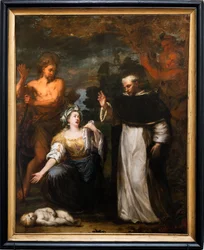 Schilderij, Sint Dominicus geneest een kind.