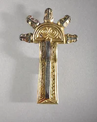 Paar Fibulae, Alemannisch, 500-600