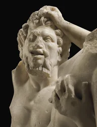 Pan en Hermafrodiet, ca. 1e eeuw n.Chr.