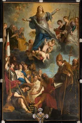 Parochiekerk Onze-Lieve-Vrouw. Interieur. Hoofdaltaar
