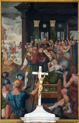 Parochiekerk Sint-Michiel, Cornelius en Ghislenus. Interieur.