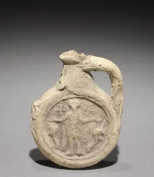 Pelgrimsfles met Sint Menas, 500-700