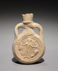 Pelgrimsfles met Sint Menas, 500-700