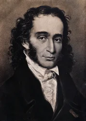 Portret van Niccolo Paganini