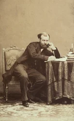 Portret van de beroemde Franse componist Charles Gounod