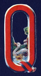 Q als Quack (uit Beetle decoupis)