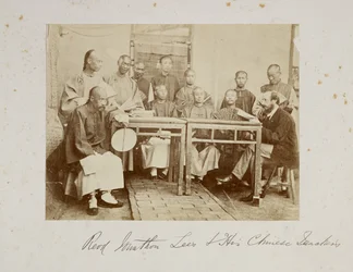 Dominee Johnathan Lees en zijn Chinese Leraren