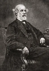 Robert Edward Lee, uit The Century Magazine, gepubliceerd 1887 (gravure)