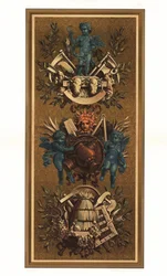 Rococo wandpanelen in het Louvre, Parijs