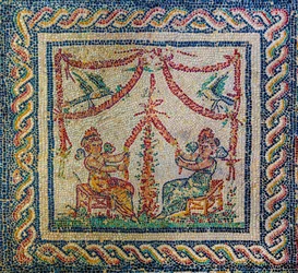 Romeinse villa met prachtige mozaïekvloeren