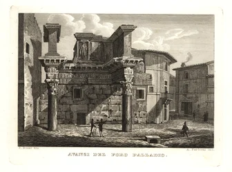 Ruïnes van het Forum Palladium, Avanzi del Foro Palladio, Rome