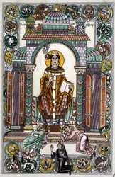 Sint Dunstan (illustratie)
