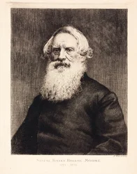Samuel F B Morse, Amerikaanse kunstenaar en de uitvinder van de morsecode, ca. 1870