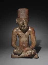 Zittend figuur, Oaxaca, 300 v.Chr.-700 n.Chr.