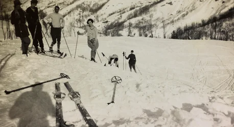 Skiërs in Abetone