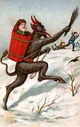 De Krampus, ca. 1910 (ansichtkaart)