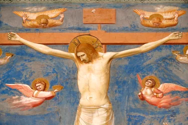 De Scrovegni-kapel. Fresco door Giotto
