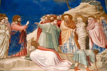 De Scrovegni-kapel. Fresco door Giotto