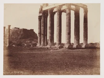 De Tempel van Jupiter Olympius, ca. 1849