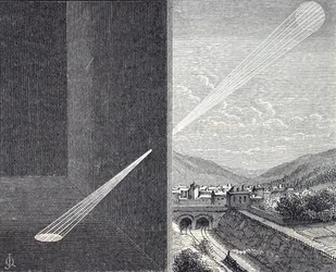 Het gat van een camera obscura.