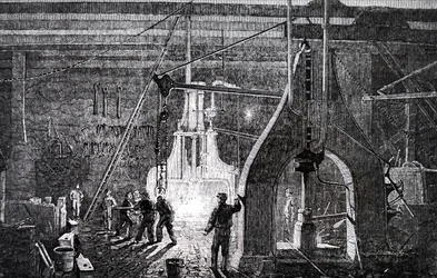 De productievloer van Robert Stephenson and Company