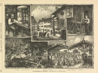 De vioolindustrie in Mittenwald, Stuttgart 1882