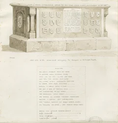 Graf in Biddulph Kerk - "William Bowyer"