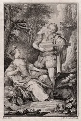Zonder titel genrescène, Parijs 1766