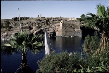 Uitzicht op Elephantine Island