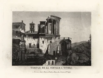 Tempel van de Sibylle of de Tempel van Vesta in Tivoli