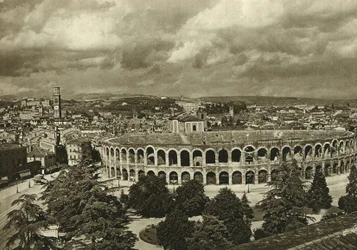 Uitzicht op de arena