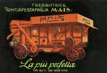 Landbouwmachines. Suzzara, 1925