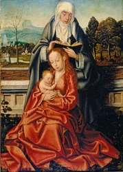 De Maagd en het Kind met Sint Anna, 15e eeuw