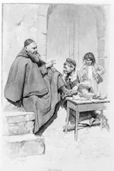 Een schoenmaker in Sicilië in 1870