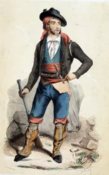 Andalusische smokkelaar (kostuum)