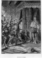 Moord op Coligny door verschillende mannen (Gaspard de Châtillon, Heer van Coligny)