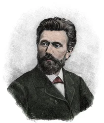 August Bebel (1840-1913), Duitse marxistische politicus en schrijver - Portret van August Bebel (1840-1913), Duitse politicus