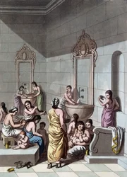 Openbare baden in Palestina - in 
