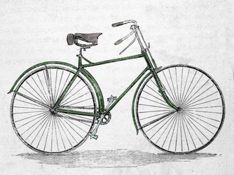 Fietsmodel met frame