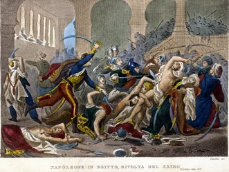 Campagne (Expeditie) van Egypte (1798-1801), Napoleon in Egypte: Opstand van Caïro