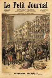 Viering van de intocht van het Napoleontische leger in Milaan op 8 juni