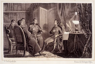 Karel Albert (1798 - 1849) belooft de Piëmontese revolutie van 1821 te helpen - in 