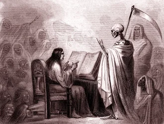 Cholera Morbus. Gesel van dood en epidemieën (gravure