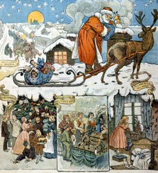 Kerstgebruiken in verschillende landen: Rusland, Duitsland, Italië en Zuid-Amerika. 1892