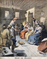 Kerstmis in Rusland in 1894