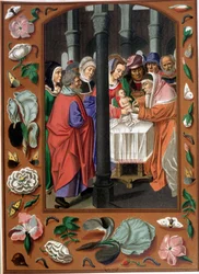 Besnijdenis van Christus, naar Vlaamse verluchting rond 1500