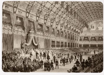 Sluiting van de Wereldtentoonstelling - Uitreiking van prijzen in het Palais de l